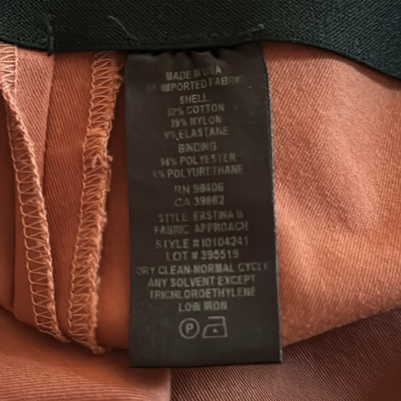 Theory Erstina B Pant Size 4 Deep Rose Approach Cropped - Picture 8 of 8